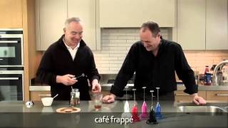 How to make a frappé coffee using an aerolatte milk frother [upl. by Nickie]