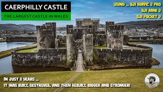 Caerphilly Castle  The Largest in Wales 2nd in Britain [upl. by Novehs]