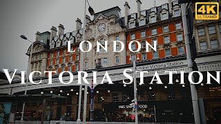 London Victoria Station Walk Through England 4K [upl. by Simson]