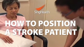 How To Position A Stroke Patient [upl. by Oiludbo630]