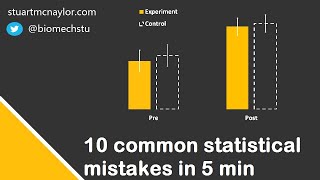 Ten Statistical Mistakes in 5 Min [upl. by Annadiane]