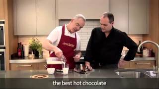 How to make a hot chocolate using an aerolatte milk frother [upl. by Willetta]