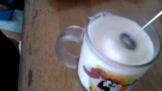 Aerolatte Review Frothing Cold Milk In Under 1 Minute [upl. by Chappy]